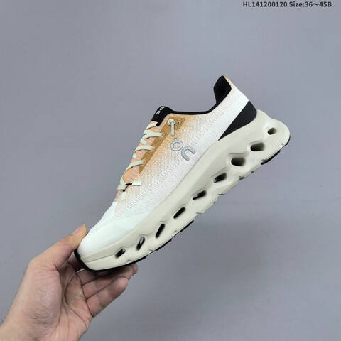 On Running Cloudtilt White Peach Cream Black EU 36-45 Running Shoe Running Sneakers - Unisex (BS-69706)