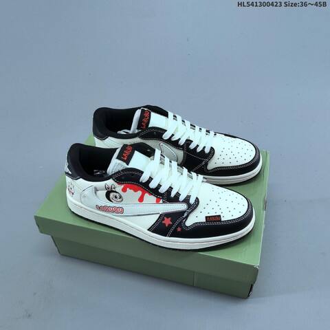 Nike Air Jordan 1 White Black Multicolor Custom Labubu-themed EU 36-45 Lifestyle - Unisex (BS-66072)