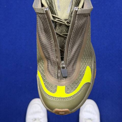 HOKA ONE ONE Project Transport Olive Neon Yellow Brown Trail Shoe Trail Running Sneakers (BS-86815)