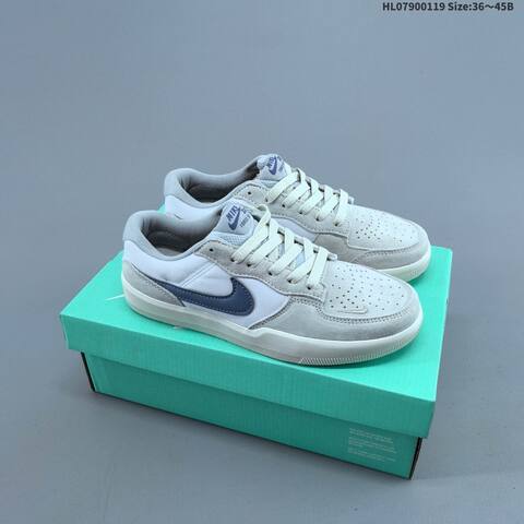 Nike SB Force 58 Light Grey White Purple Black EU 36-45 Skate Shoe - Unisex BS-61900