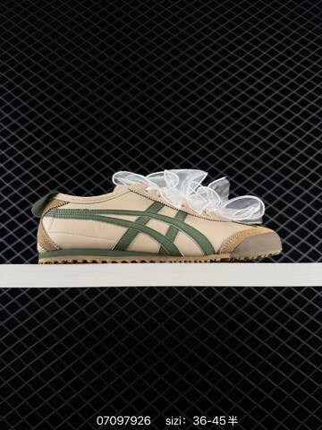 ASICS Onitsuka Tiger Mexico 66 Cream Black White EU 36-45 Sneaker Casual Sneakers - Unisex (BS-81759)