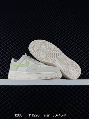 Nike Air Force 1 07 LX White With Light Green Swoosh EU 36-45 5 Lifestyle - Unisex (BS-73791)