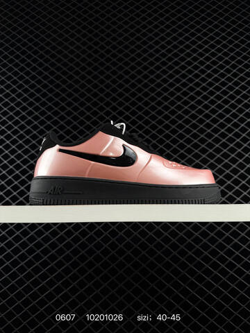 Nike Air Force 1 07 LV8 Black Silver White Orange 40-45 Lifestyle - Men's (BS-70928)