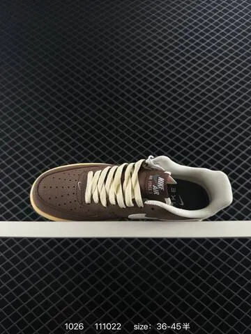 Nike Air Force 1 07 Brown White Cream EU 36-45 Lifestyle - Unisex BS-74570