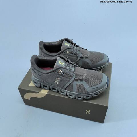On Running Cloud 6 Dark Olive Grey EU 36-45 Running Shoe Running Sneakers - Unisex (BS-69586)