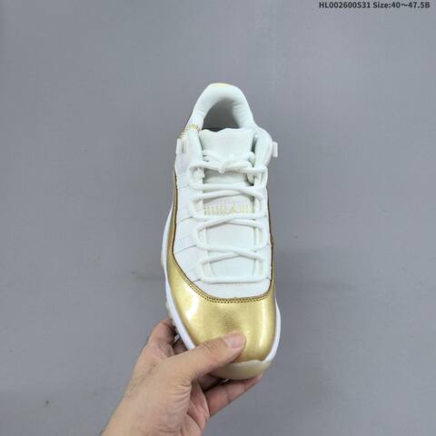 Jordan Air Jordan 11 Retro Low White Gold EU 40-47 5 Basketball - Men's (BS-65836)