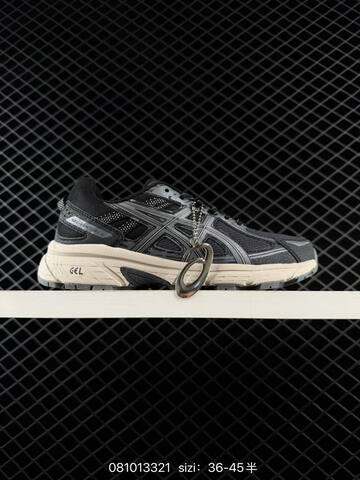 ASICS Gel-VENTURE 6 Black Grey Beige EU 36-45 Trail Shoe Trail Running Sneakers Unisex