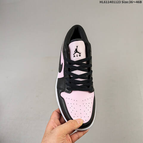 Jordan Air Jordan 1 Low Pink Black White EU 36-46 Casual - Unisex (BS-63210)