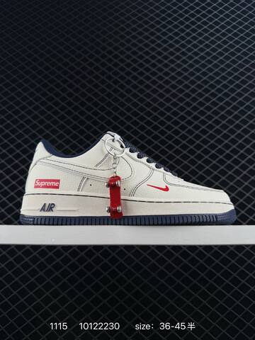 Nike Air Force 1 07 White Navy Red 36-45 Lifestyle - Unisex BS-74189