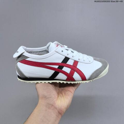 Onitsuka Tiger Mexico 66 White Grey Red Black Cream EU 36-45 Sneaker Casual Sneakers - Unisex (BS-69022)