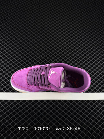 Jordan Air Jordan 4 Retro Purple White Beige EU 36-46 Basketball Shoe - Unisex BS-80021