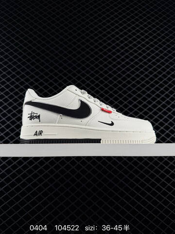 Nike Air Force 1 07 LV8 Off White Black Red EU 36-45 Skate - Unisex (BS-72283)
