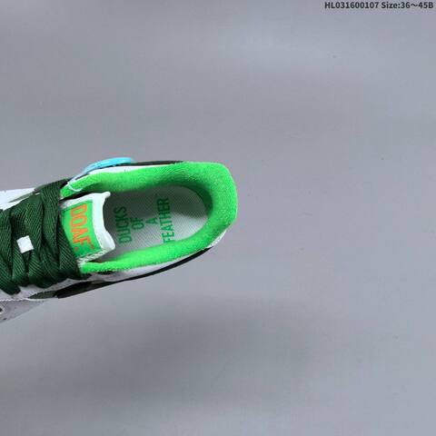 Nike Air Force 1 07 White Dark Green Bright Green Orange EU 36-45 Sneaker - Unisex BS-62170