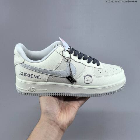 Nike Air Force 1 07 Low Off White Dark Blue Grey EU 36-45 Sneaker - Unisex BS-61443