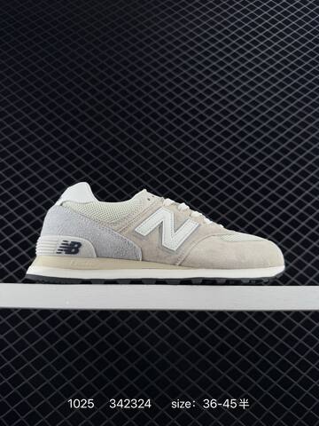 New Balance 574 REVlite Dark Gray Light Gray Off White EU 36-45 Sneaker - Unisex (BS-82680)