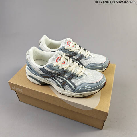 ASICS GEL-1090 Cream White Red Blue Brown EU 36-45 Running Shoe Running Sneakers - Unisex (BS-69211)