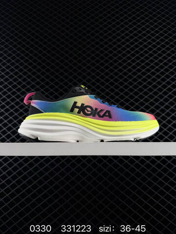 HOKA ONE ONE Bondi 8 Olive Grey White Light Green Tan EU 36-45 Running Shoe Running Sneakers - Unisex (BS-86274)