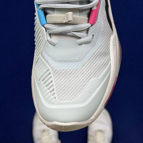 On Running The Roger Pro 7 Light Grey White Pink Blue Tennis Shoe Casual Sneakers BS-86756