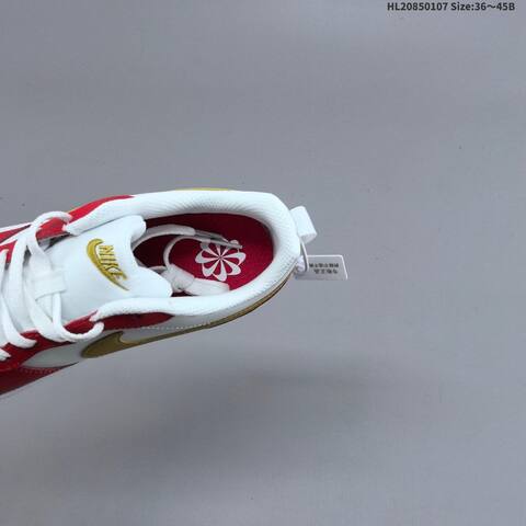 Nike Court Borough Low 2 White Red Gold EU 36-45 Skate Shoe - Unisex BS-62161