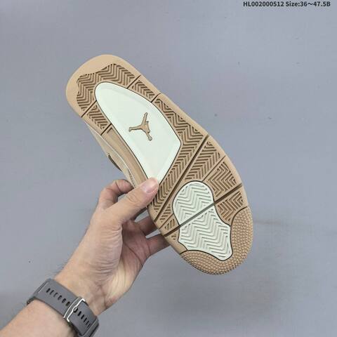 Jordan Air Jordan 4 Retro Cozy Girl Beige Tan Cream EU 36-47 5 Basketball - Unisex (BS-65986)