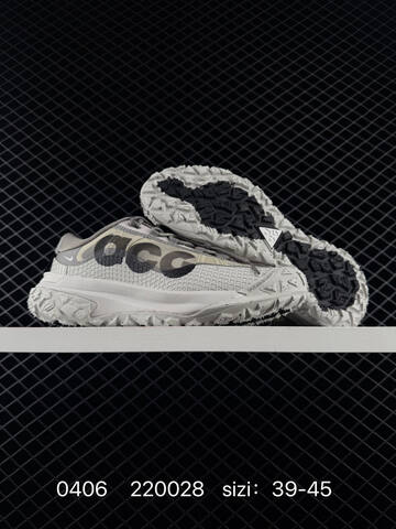 Nike ACG Mountain Fly 2 Low Multiple Colorways Light Grey Dark Grey Orange Triple Black Light Grey Khaki Black EU 39-45 Trail - Unisex (BS-72271)