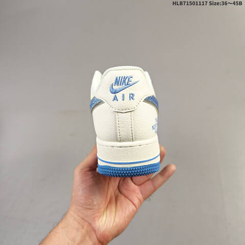 Nike Air Force 1 07 LV8 Off White Light Blue EU 36-45 Sneaker - Unisex (BS-63583)