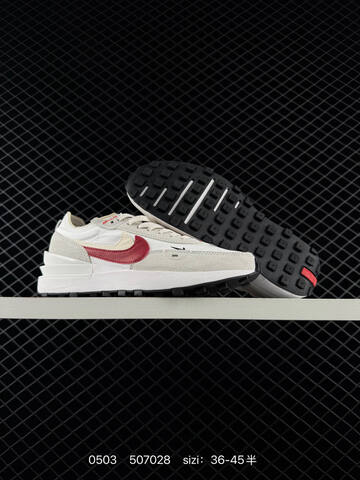 Nike Waffle One Crater DX4309 Sail Light Bone Red Black EU 36-45 5 Lifestyle - Unisex (BS-71713)