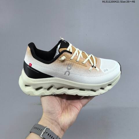 On Cloudtilt White Beige Burgundy EU 36-46 Running Shoe Running Sneakers - Unisex (BS-69590)