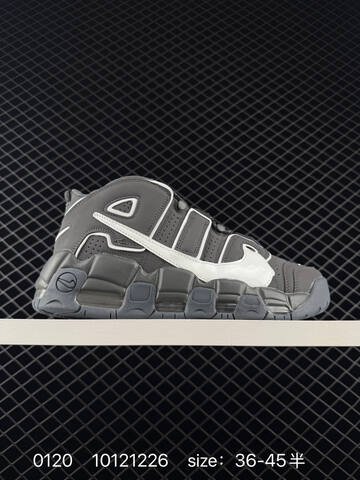 Nike Air More Uptempo Black White Red 36-45 Basketball - Unisex (BS-73057)