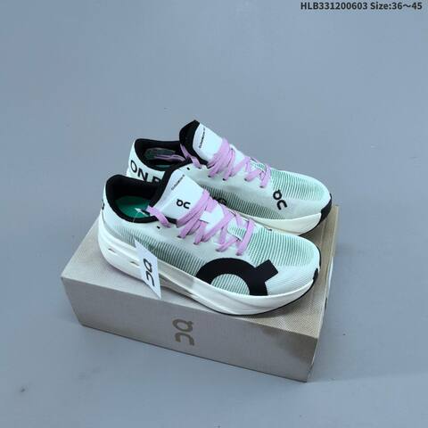 On Cloudboom Volt White Mint Green Purple Black EU 36-45 Running Shoe Running Sneakers - Unisex (BS-69503)