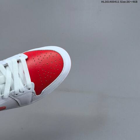 Jordan Air Jordan 1 Low White Red EU 36-46 Basketball - Unisex (BS-66237)
