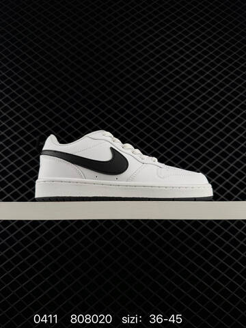 Nike Court Borough Low Triple White Black EU 36-45 Lifestyle - Unisex (BS-72176)
