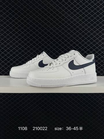 Nike Air Force 1 Low White Navy EU 36-45 Lifestyle - Unisex (BS-74300)