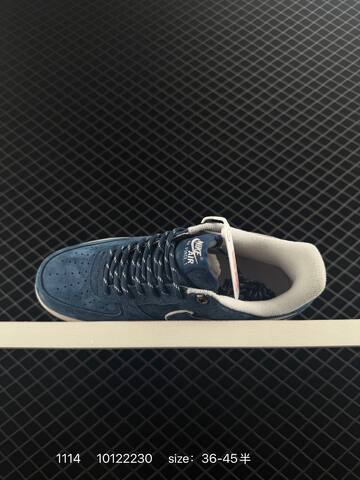 Nike Air Force 1 Blue Cream 36-45 5 Lifestyle - Unisex (BS-74206)