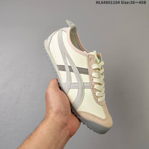 Onitsuka Tiger Mexico 66 Cream Beige Pink Gray EU 36-45 Sneaker Casual Sneakers - Unisex (BS-69329)