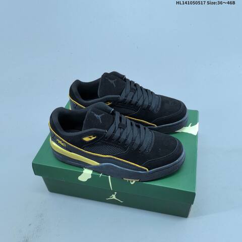 Jordan Flight Court Black Gold EU 36-46 Basketball - Unisex (BS-65939)