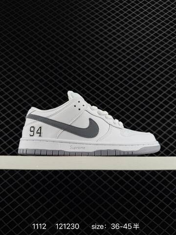 Nike SB Dunk Low White Grey 36-45 Skate - Unisex (BS-74241)