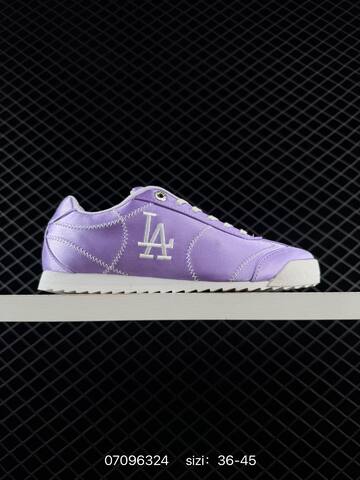 MLB Chunky Liner PU DIY Light Purple White EU 36-45 Sneaker Casual Sneakers Unisex