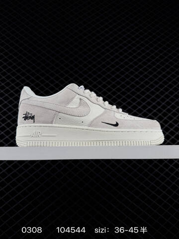 Nike Air Force 1 07 Low CS5288-028 Light Grey White Black EU 36-45 Casual - Unisex (BS-79691)