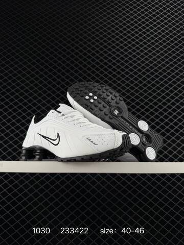 Nike Shox R4 BV1111-100 White Black EU 40-46 Running - Men's (BS-74476)