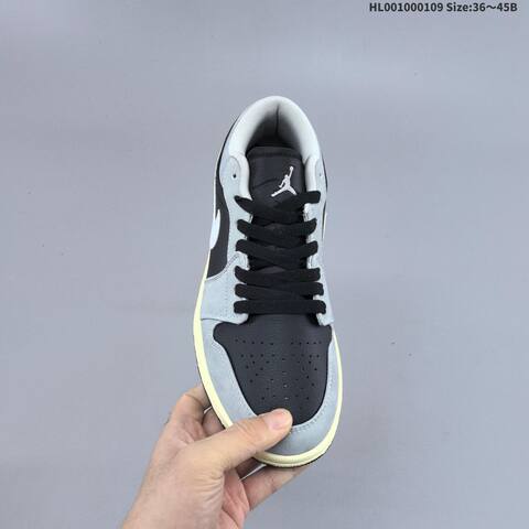 Jordan Air Jordan 1 Low Light Smoke Grey Black White EU 36-45 casual