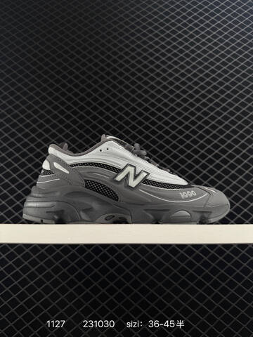 New Balance M1000 Grey Black White Cream EU 36-45 Sneaker - Unisex (BS-82546)