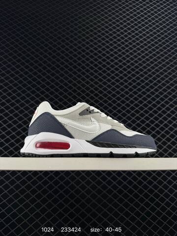 Nike Air Max Correlate White Gray Black Red 36-45 Running - Unisex (BS-74609)