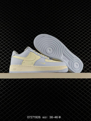 Nike Air Force 1 07 Light Blue Cream White Navy EU 36-46 Lifestyle - Unisex (BS-70067)