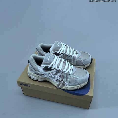 ASICS Gel-Kahana 8 Silver Grey White Cream EU 36-45 Trail Shoe Trail Running Sneakers - Unisex BS-68789