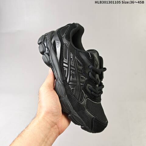 ASICS GEL NYC Black Graphite Silver EU 36-45 Running Shoe Running Sneakers - Unisex (BS-69320)