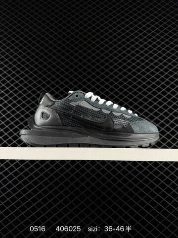 Nike Vaporwaffle Sacai Black Dark Grey White EU 36-46 Lifestyle - Unisex (BS-71407)