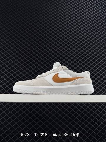 Nike SB Force 58 CZ2959-002 Light Grey White With Blue-grey Swoosh EU 36-45 Skate - Unisex (BS-74631)