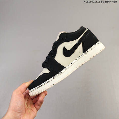 Jordan Air Jordan 1 Low Black Cream Grey EU 36-46 Basketball - Unisex (BS-63723)