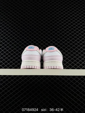Nike Dunk Low White Light Pink Sail Light Blue EU 36-42 Skate - Unisex BS-70187